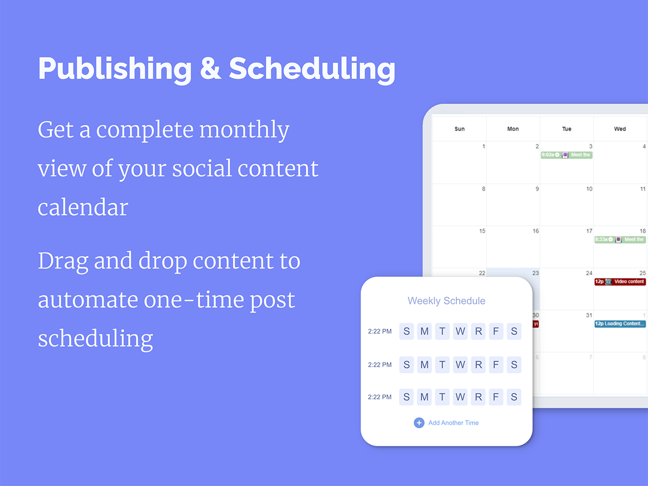 Publishing & Scheduling